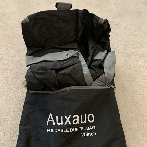 New 65L Travel Duffel Bag Foldable/Lightweight blk - Picture 10 of 16